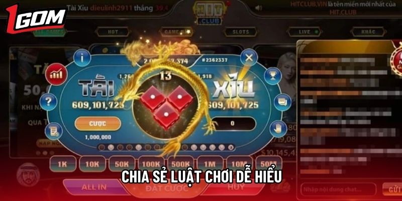 Chia sẻ luật chơi dễ hiểu